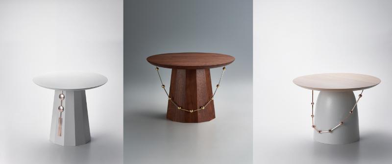 Yangban, rangkaian side table yang terinspirasi dari topi dan aksesoris tradisional Korea