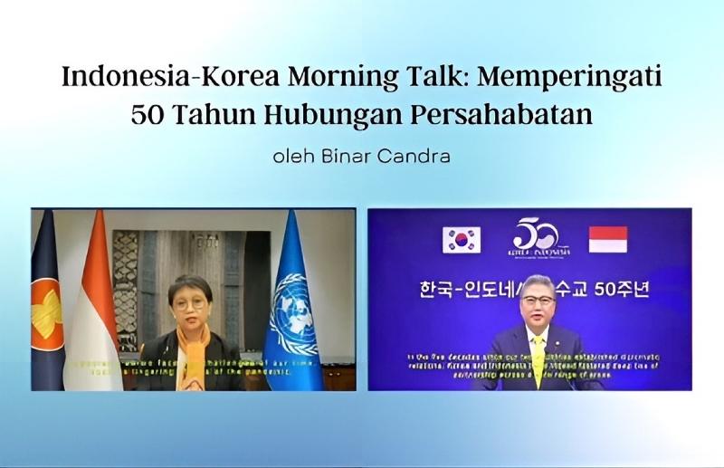 Acara Indonesia-Korea Morning Talk (Tangkapan Layar dari Acara)