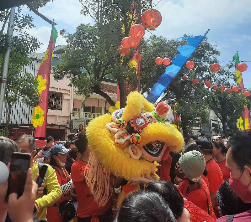 Suasana perayaan Cap Go Meh di Glodok, Jakarta (Audrey Regina)