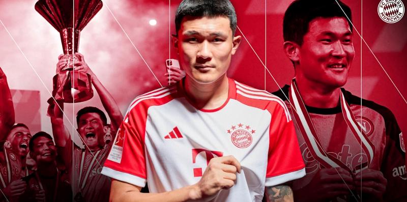 Kim Minjae bergabung ke klub Jerman, Bayern Munich, sebagai pemain Asia dengan nilai transfer termahal. (Website resmi Bayern Munich) 