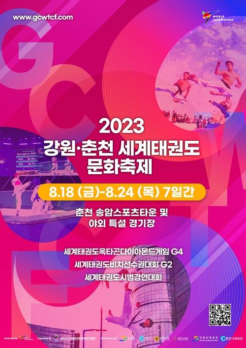 Poster Gangwon-Chuncheon World Taekwondo Festival. (Situs web Gangwon-Chuncheon World Taekwondo Festival)