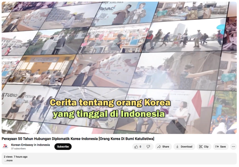 Cerita tentang orang Korea yang tinggal di Indonesia.