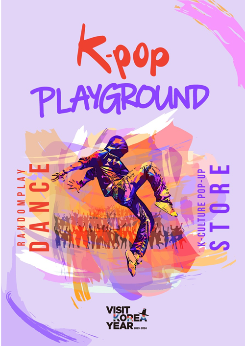 Poster resmi K-POP PLAYGROUND. 