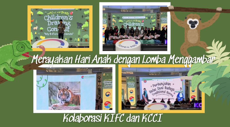 Kompilasi foto pada acara 2025 Children's Drawing Contest yang digelar pada tanggal 9 Mei 2025 di Lotte Shopping Avenue, Jakarta. (Denissa Dewi Chandra) 