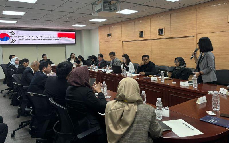 Pertemuan dengan perwakilan Kementerian Luar Negeri Republik Korea menjadi salah satu momen paling bermakna bagi Benedikta. 