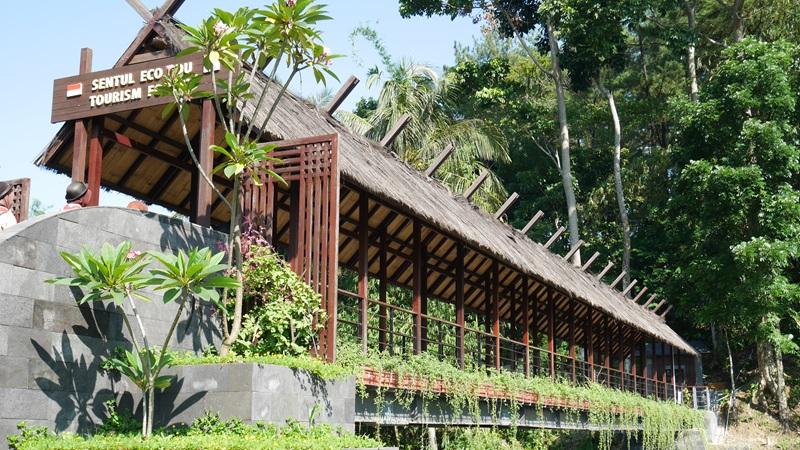 Panorama jembatan gantung di kawasan Sentul Eco Edu Tourism Forest. (Korea Indonesia Forest Center) 