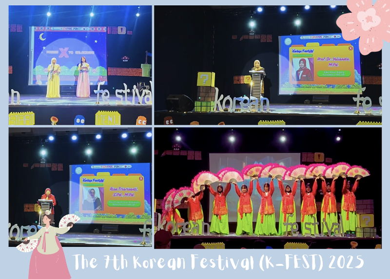 Korean Festival yang diadakan oleh UPI merupakan acara yang melibatkan seluruh mahasiswa Program Studi Pendidikan Bahasa Korea dari berbagai angkatan. (Monthi Rosselini, HIMABARA) 