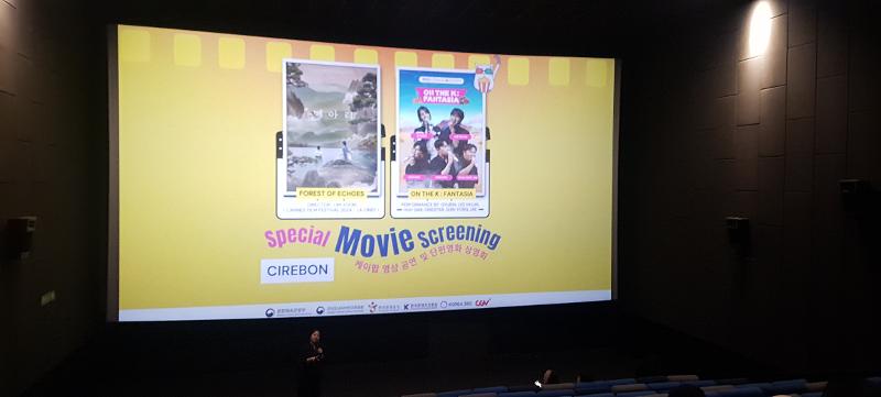 Film Forest of Echoes dan On the K: Fantasia ditayangkan dalam acara Pop Up K-Culture di CGV Transmart Cirebon.  