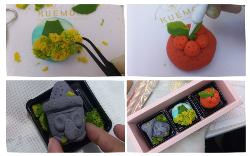 Seni pasta kedelai yang penulis buat dalam lokakarya Jeju Crafted: Bean Paste Art dengan Simbol Jeju yang digelar pada tanggal 13 Mei 2026 di Main Atrium KOREA 360, Jakarta. 
