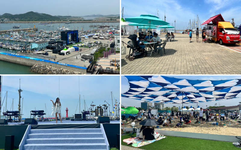 Pengunjung dapat mengikuti berbagai aktivitas di Festival Kapal Hwaseong, mulai dari pengalaman berlayar dengan kapal pelesir, menikmati kuliner tepi laut, pertunjukan musik oleh penyanyi lokal, hingga area bermain pasir. 