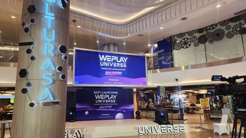 WePlay Universe resmi dibuka secara terbatas pada tanggal 18 Juni 2026 di Central Park Mall Jakarta sebagai destinasi hiburan K-Entertainment terbaru. 
