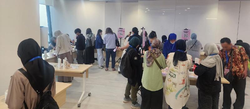 Suasana K-Beauty Gateway Indonesia: K-Beauty Market Test yang digelar pada tanggal 3 Juli 2026 di KOSME, Jakarta. 