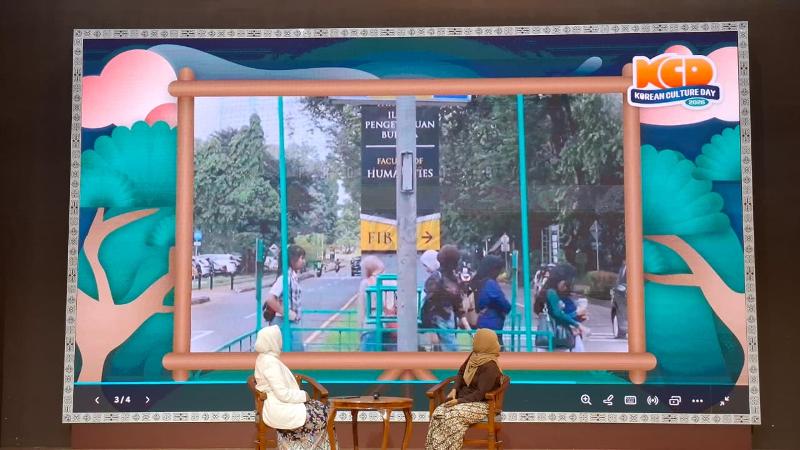 Cuplikan video tugas mata kuliah drama mahasiswa BKK UI yang ditampilkan saat Gelar Wicara KCD UI 2026 yang digelar tanggal 1 Agustus 2026 di Auditorium Gedung 9 FIB UI, Depok. 
