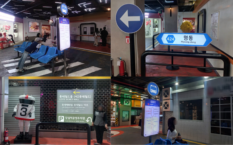 Potret pengunjung menikmati beberapa spot foto di dalam instalasi bernuansa Korea pada tanggal 15 Agustus 2026 di Lotte Alley, Jakarta. 