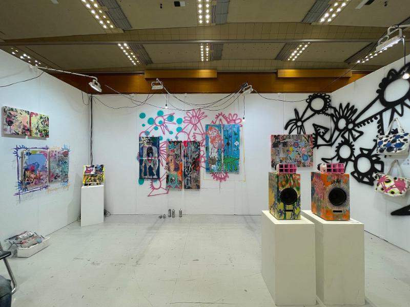 Potret stan Ansel Keaden di Urban Break & Toy Con Seoul 2026 pada tanggal 30 Juli-2 Agustus 2026 di COEX, Seoul. 