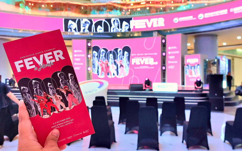 Pertunjukkan Ambiguous Dance Company bertajuk FEVER in Jakarta sebagai bagian dari program Touring K-Arts di Indonesia diselenggarakan pada Jumat (02/10/2026) dan Sabtu (03/10/2026) di KOREA360, Jakarta. 