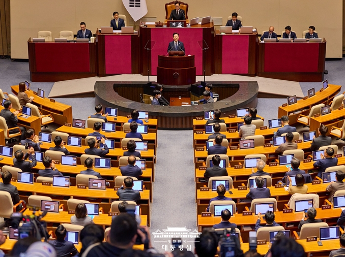 Presiden Lee Ungkap RAPBN 2026 Senilai 728 Triliun Won di Hadapan Parlemen