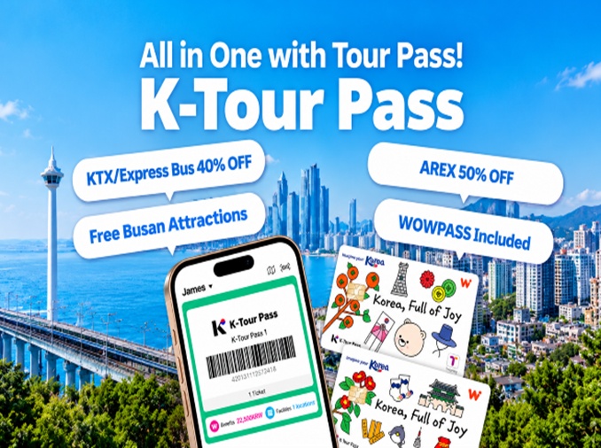 K-Tour Pass Beri Diskon Transportasi dan Wisata bagi Wisatawan Asing di Korea