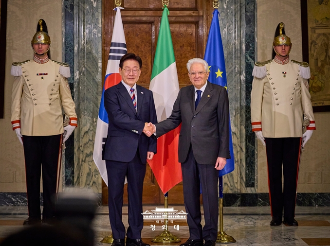 Korea dan Italia Tingkatkan Hubungan Bilateral ke Tahap Kemitraan Strategis Khusus