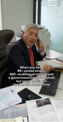 When the social media girl says it's content time…